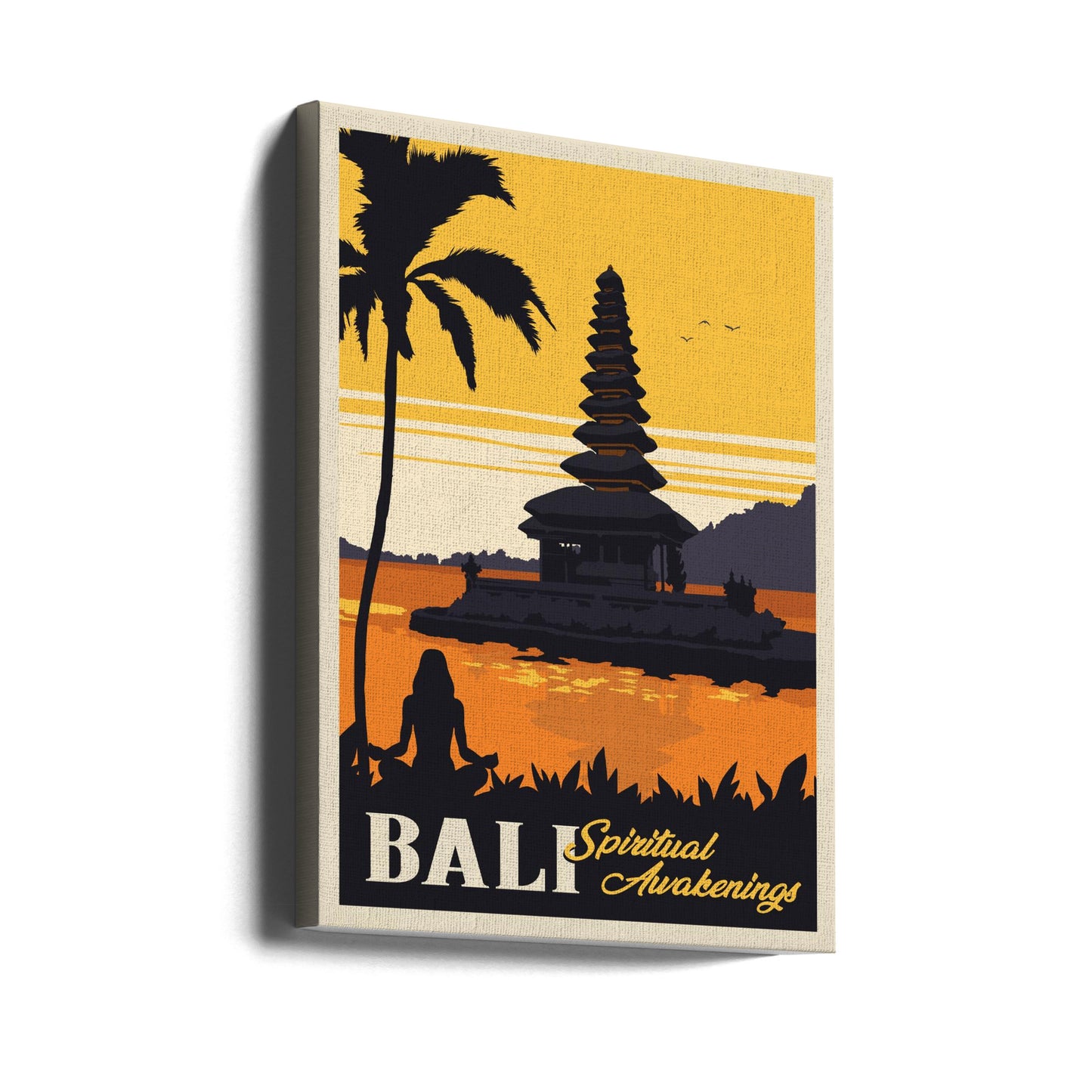 Resetryck på Bali | Canvastavla
