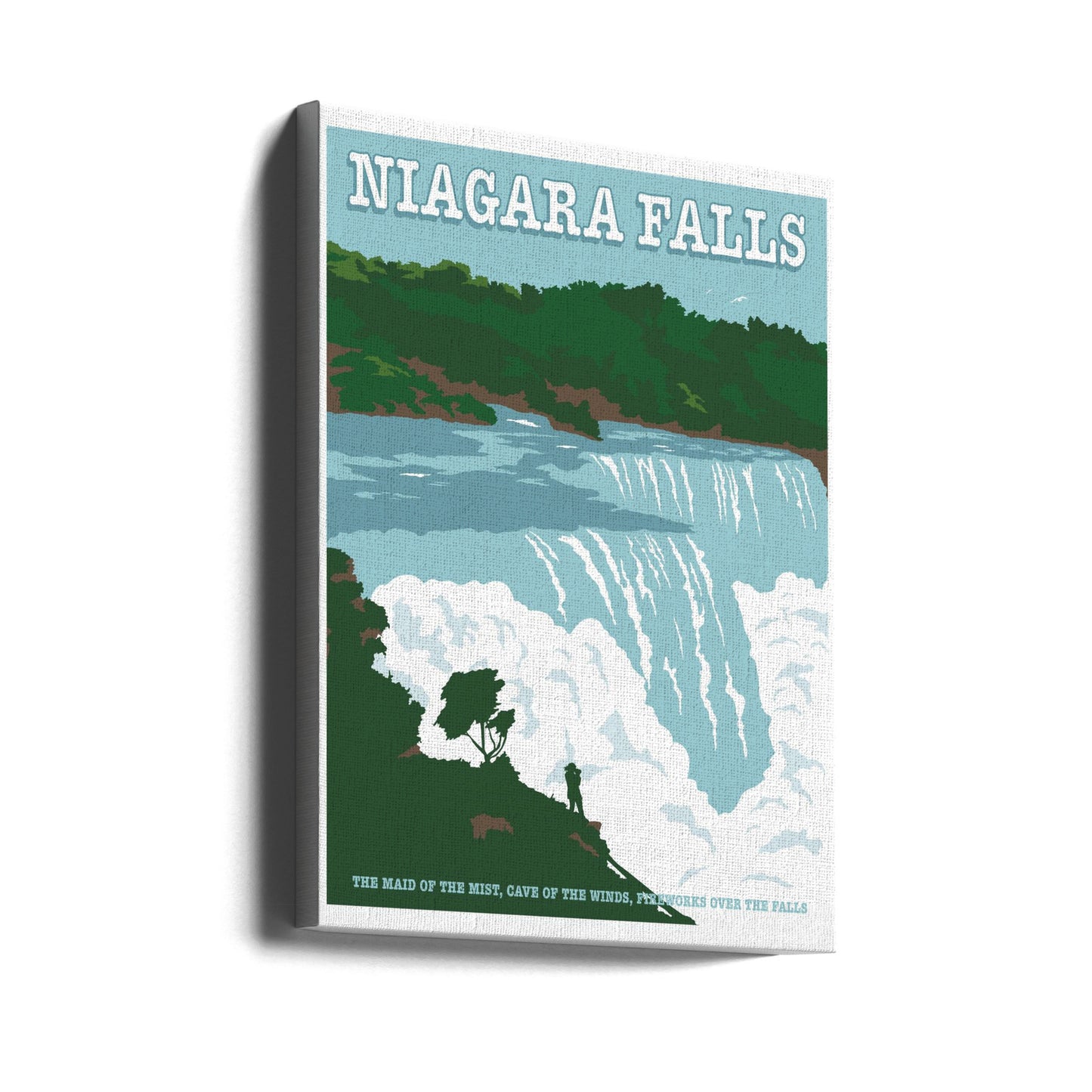 Niagarafallen Resetryck | Canvas