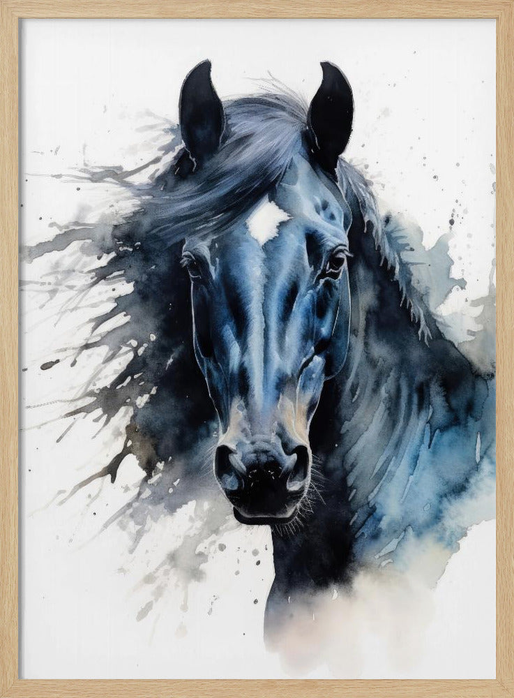 Watercolor Horse (2) | Poster