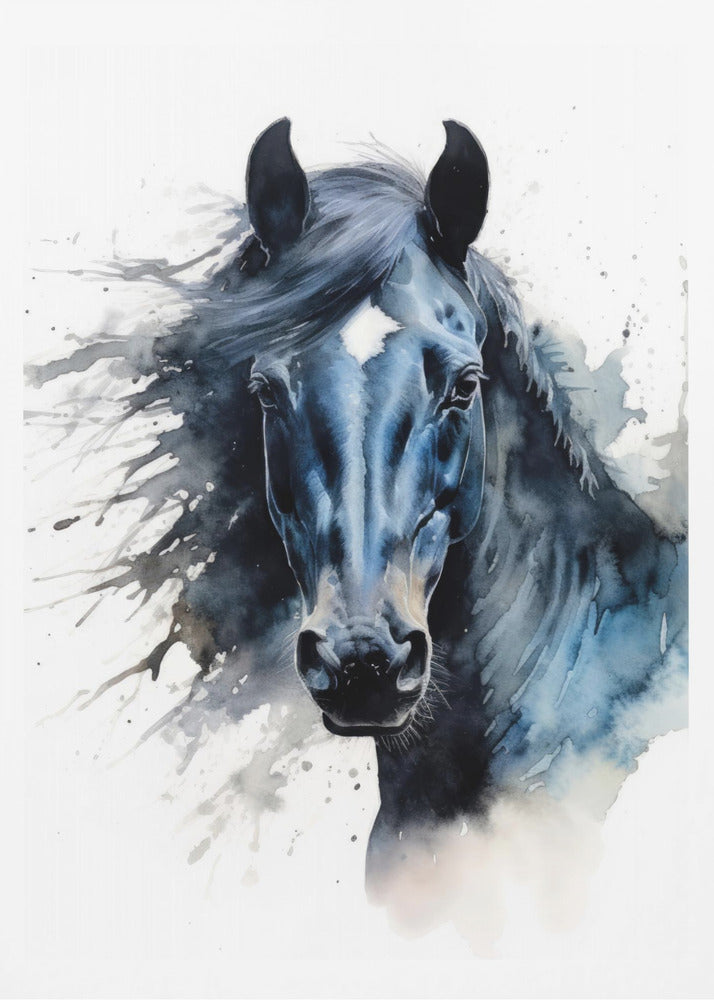 Watercolor Horse (2) | Poster