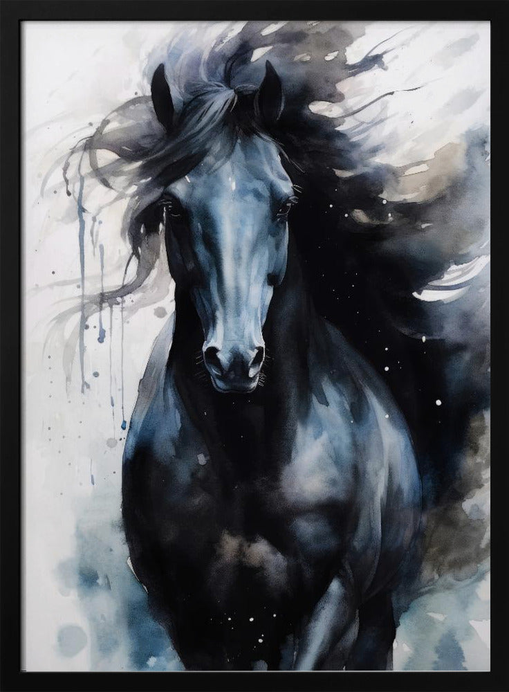 Watercolor Horse (4) | Poster