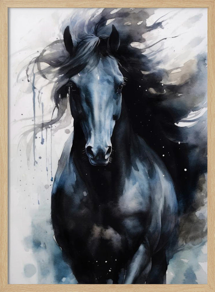 Watercolor Horse (4) | Poster