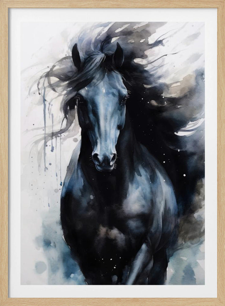 Watercolor Horse (4) | Poster