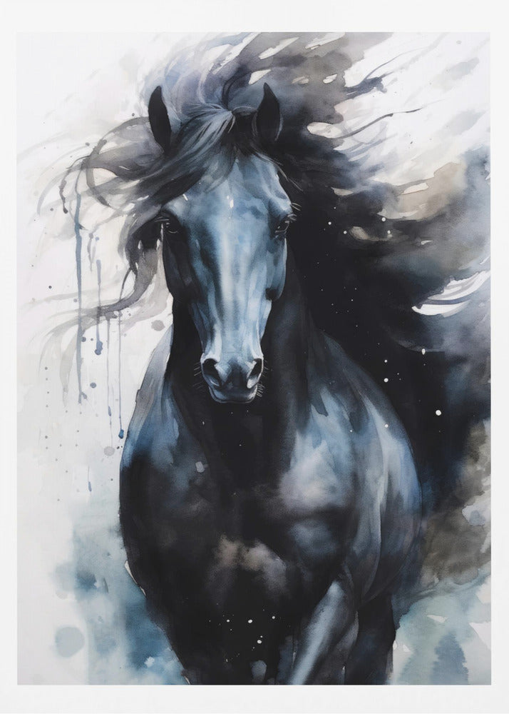 Watercolor Horse (4) | Poster