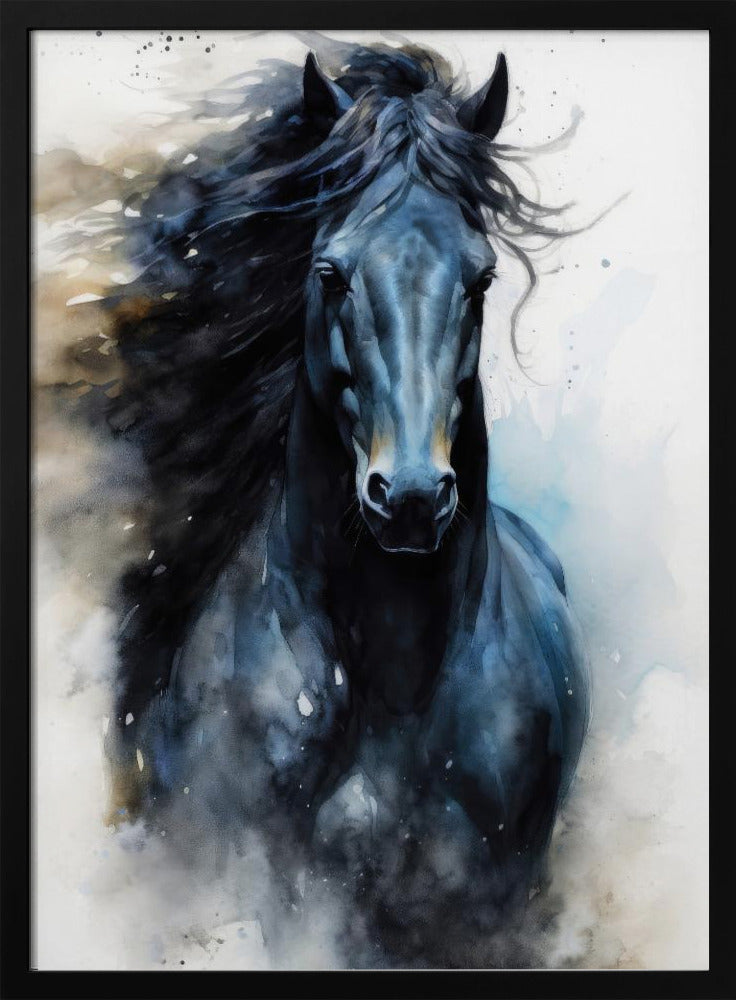 Watercolor Horse (3) | Poster