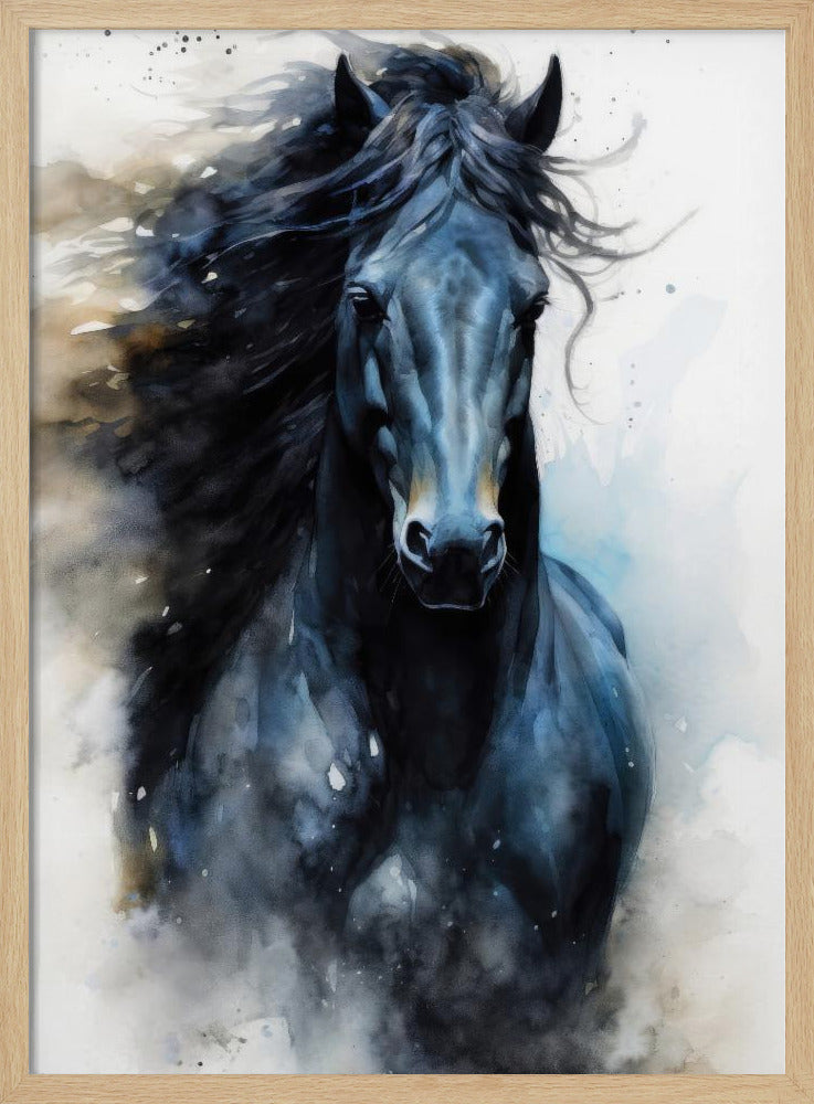 Watercolor Horse (3) | Poster