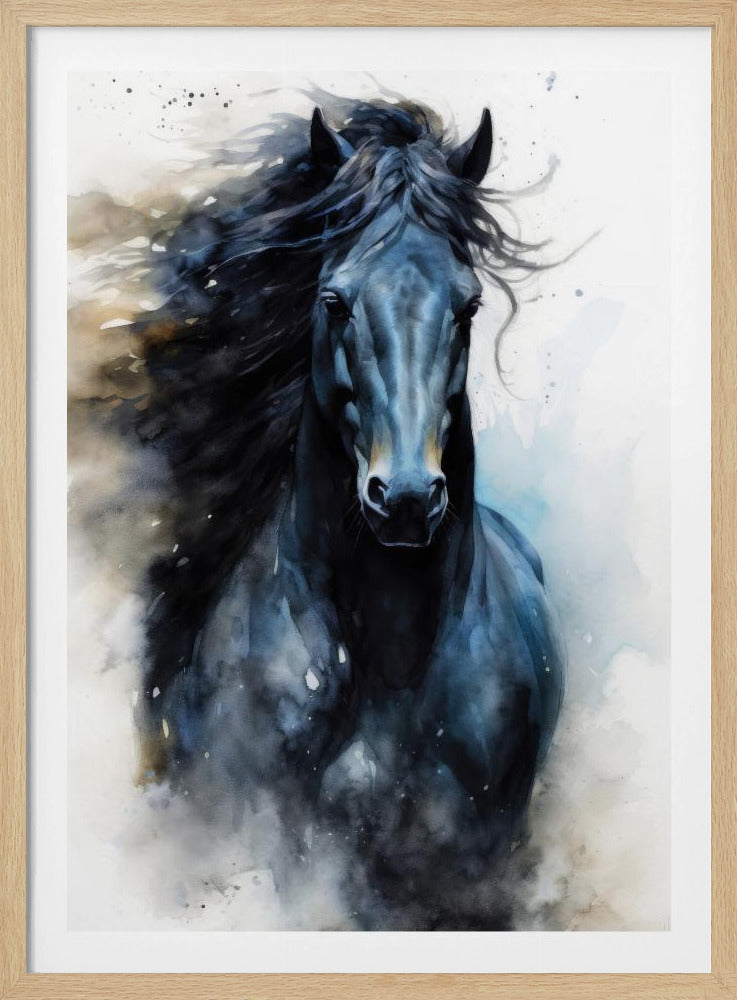 Watercolor Horse (3) | Poster