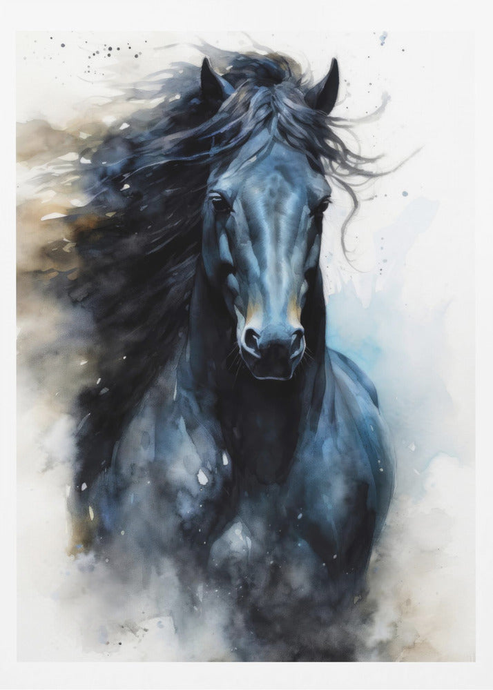 Watercolor Horse (3) | Poster