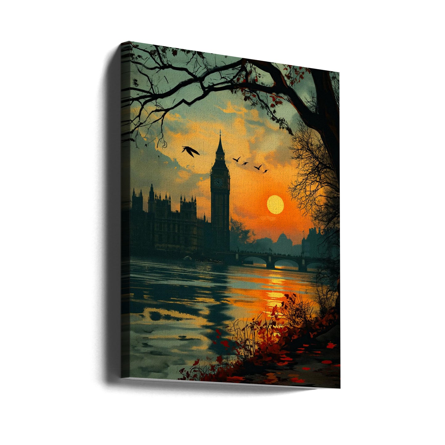 Utsikt från Themsen | Canvas