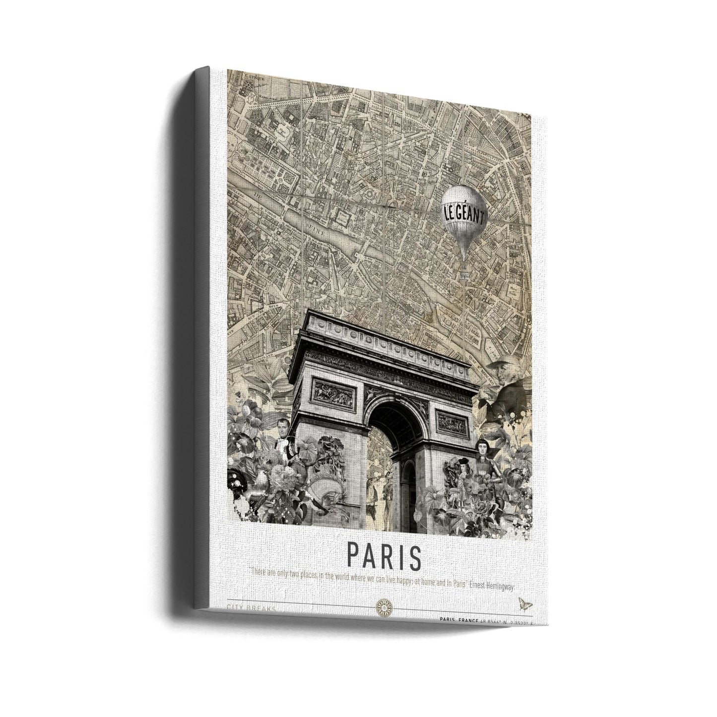 Paris (Stadsresor) | Canvastavla