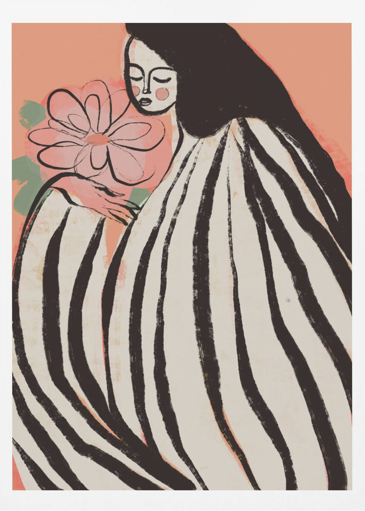 En tyst stund (persika) | Poster