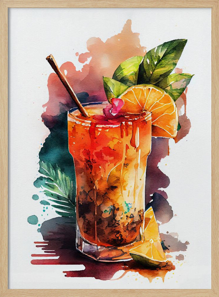 Drycker med cocktail | Poster