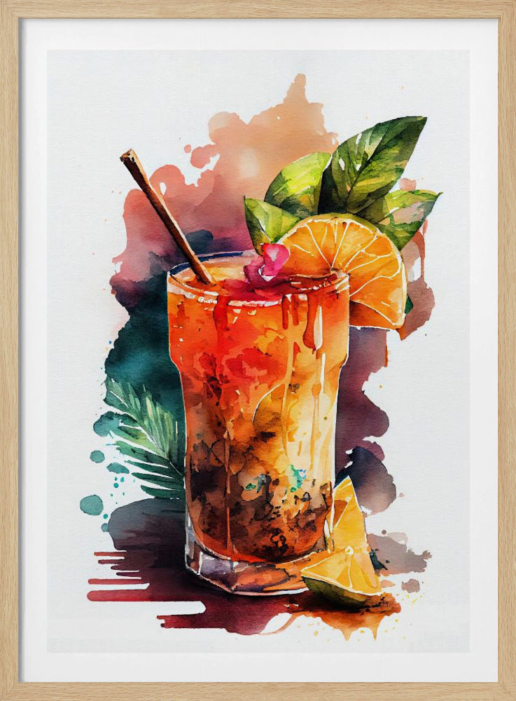 Drycker med cocktail | Poster