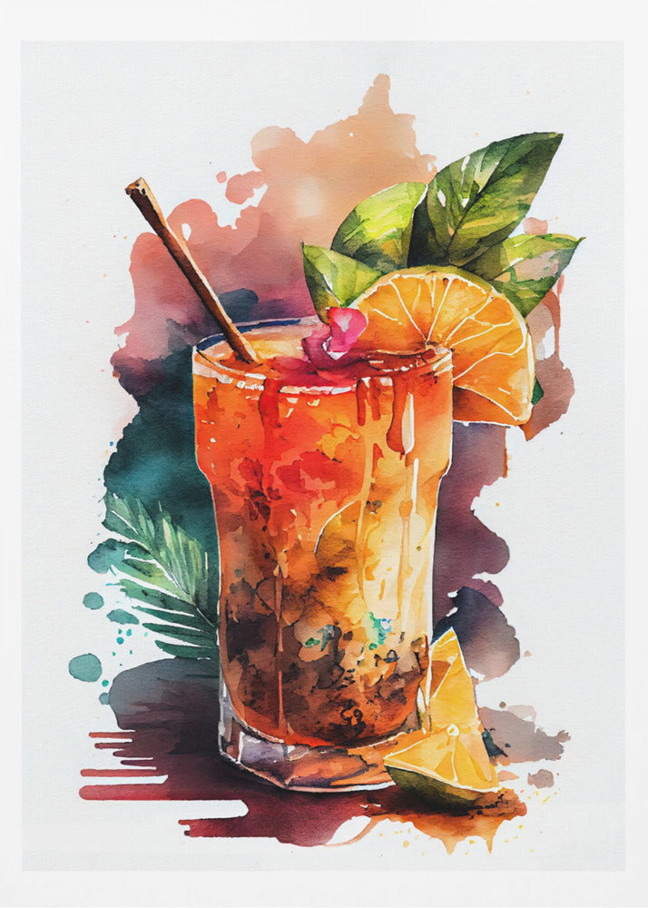 Drycker med cocktail | Poster