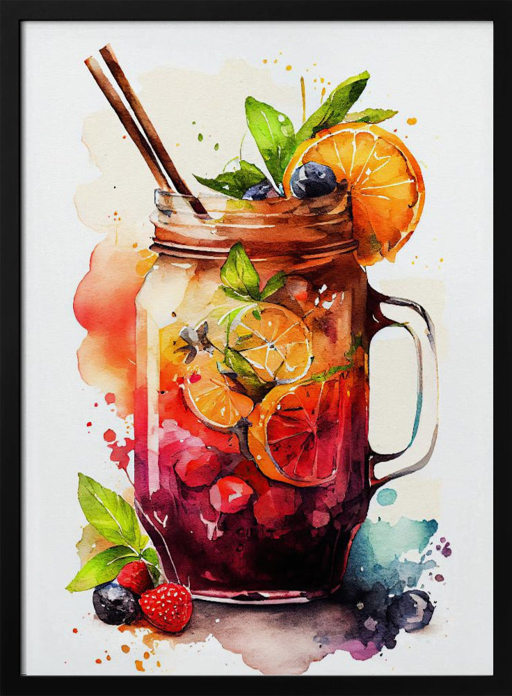 Drycker med cocktail | Poster