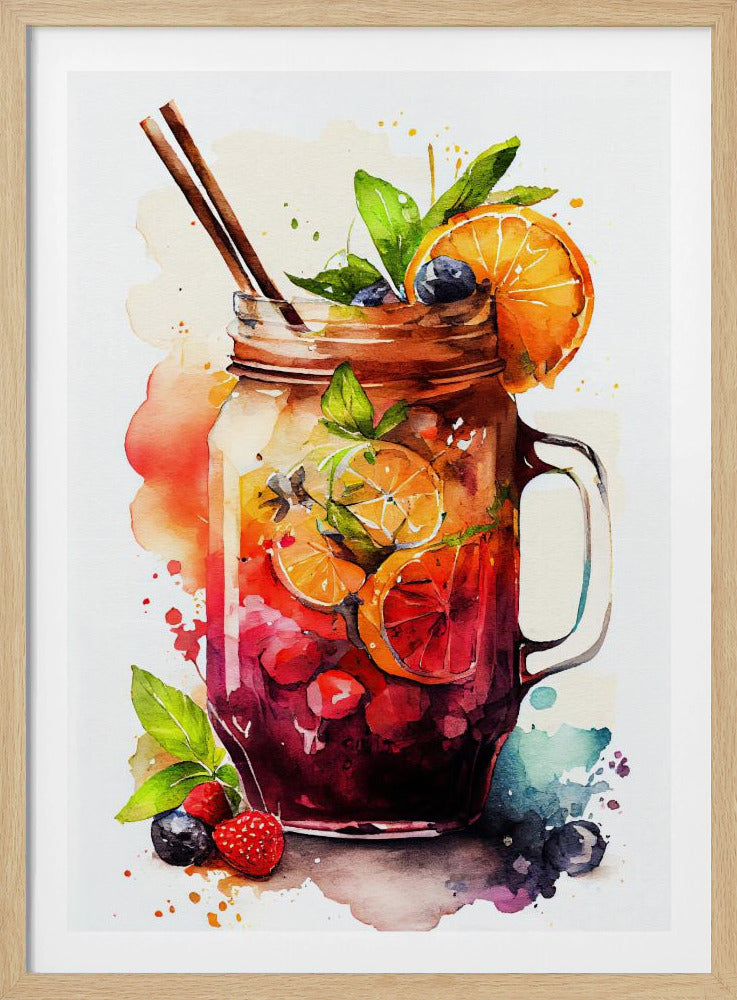 Drycker med cocktail | Poster