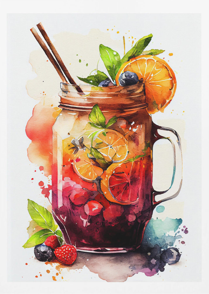 Drycker med cocktail | Poster