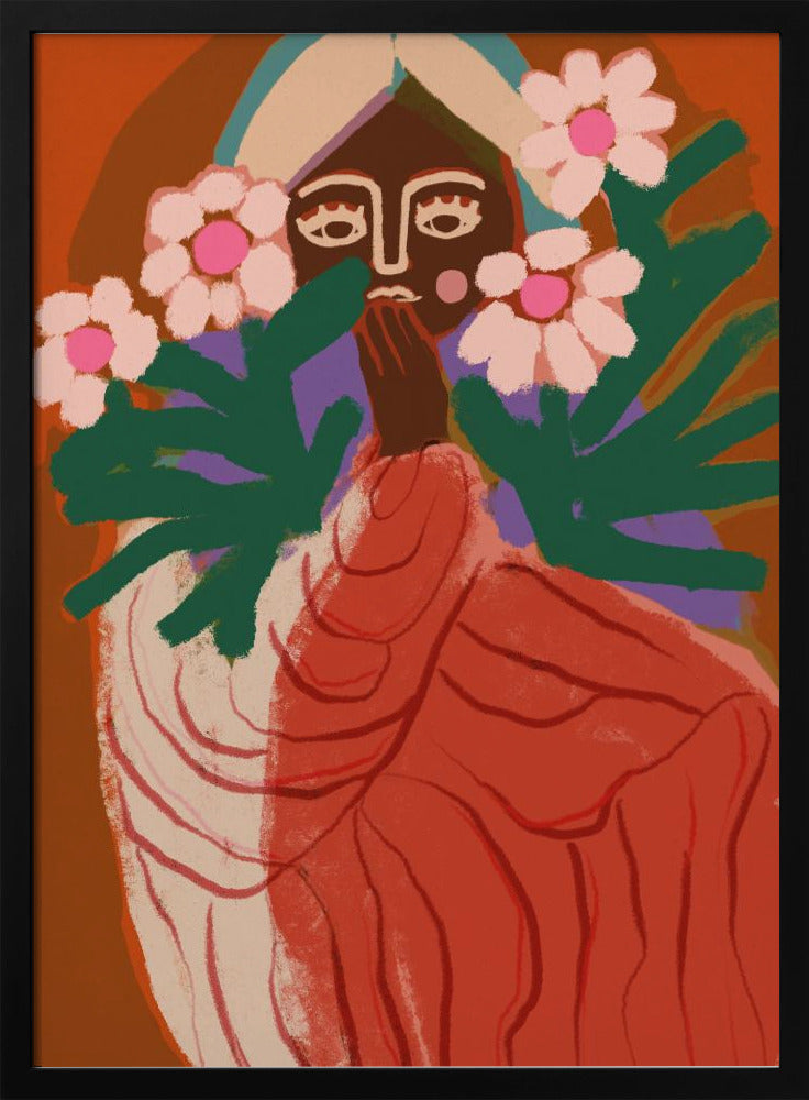 Blyg Blomsterflicka | Poster