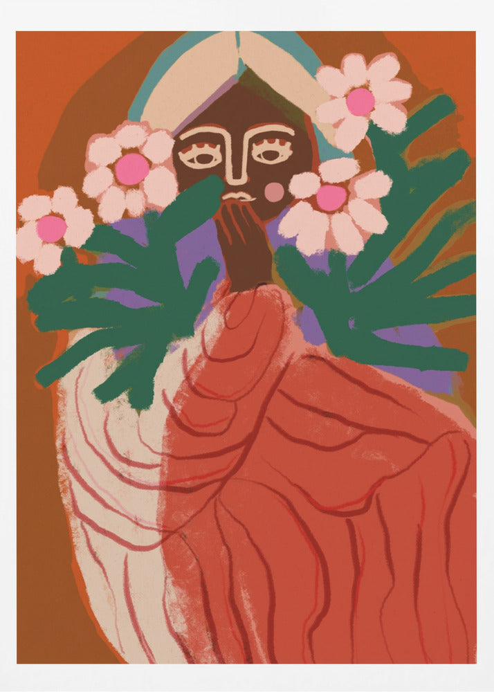 Blyg Blomsterflicka | Poster