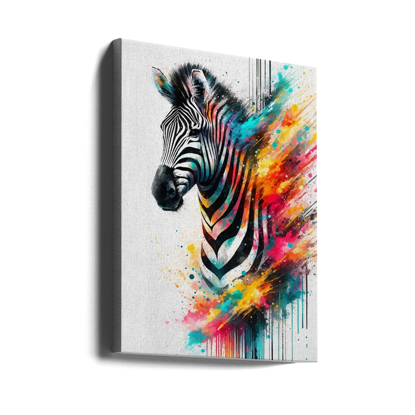 Colorful Zebra | Canvas