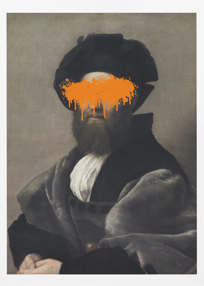 Orange Vandal Splash | Poster
