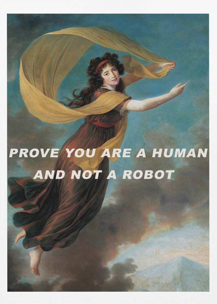 Bevisa att du är en människa och inte en robot. | Poster