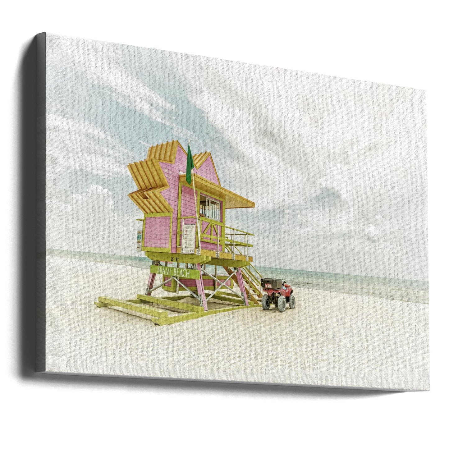 MIAMI BEACH Flair vintage de Floride | Tableaux sur Toile