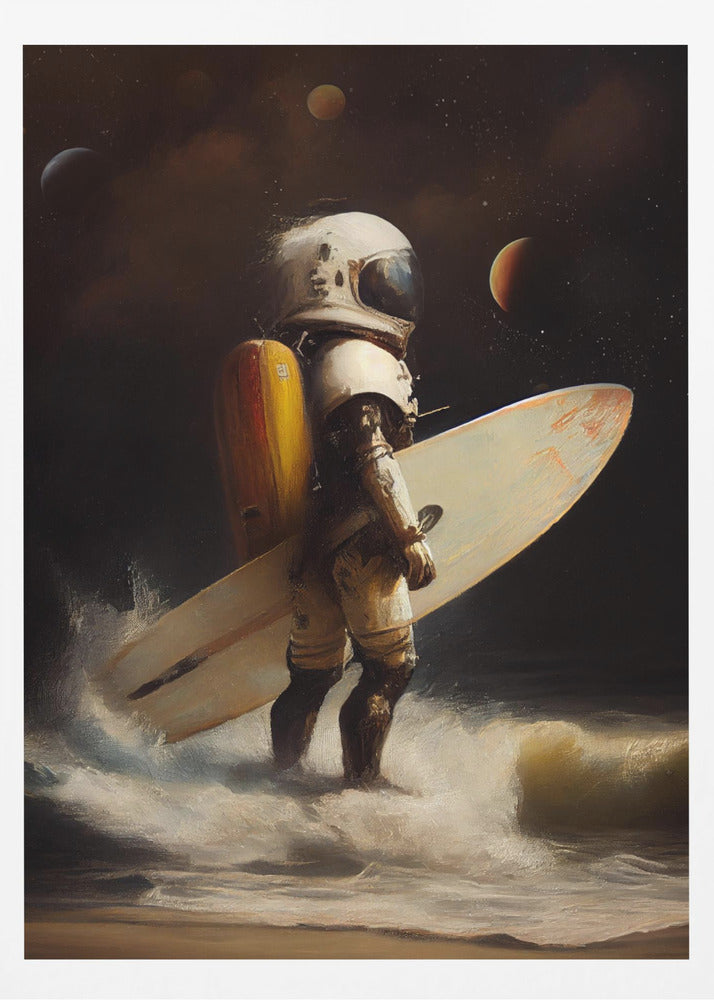 My Space Surfing Day | Poster
