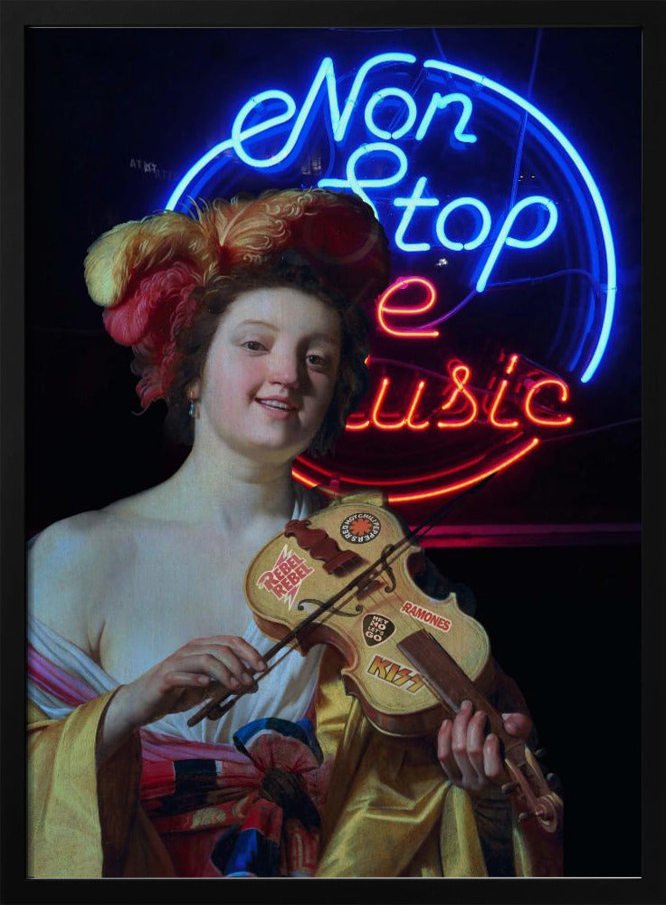 La musique sans arrêt | Posters - Affiche Artistique