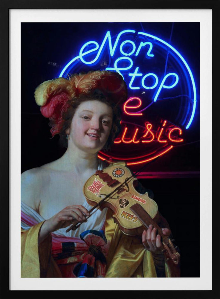 La musique sans arrêt | Posters - Affiche Artistique
