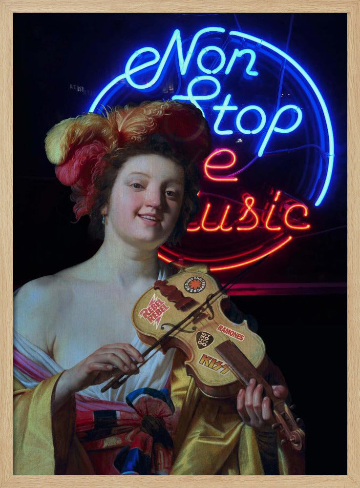 La musique sans arrêt | Posters - Affiche Artistique