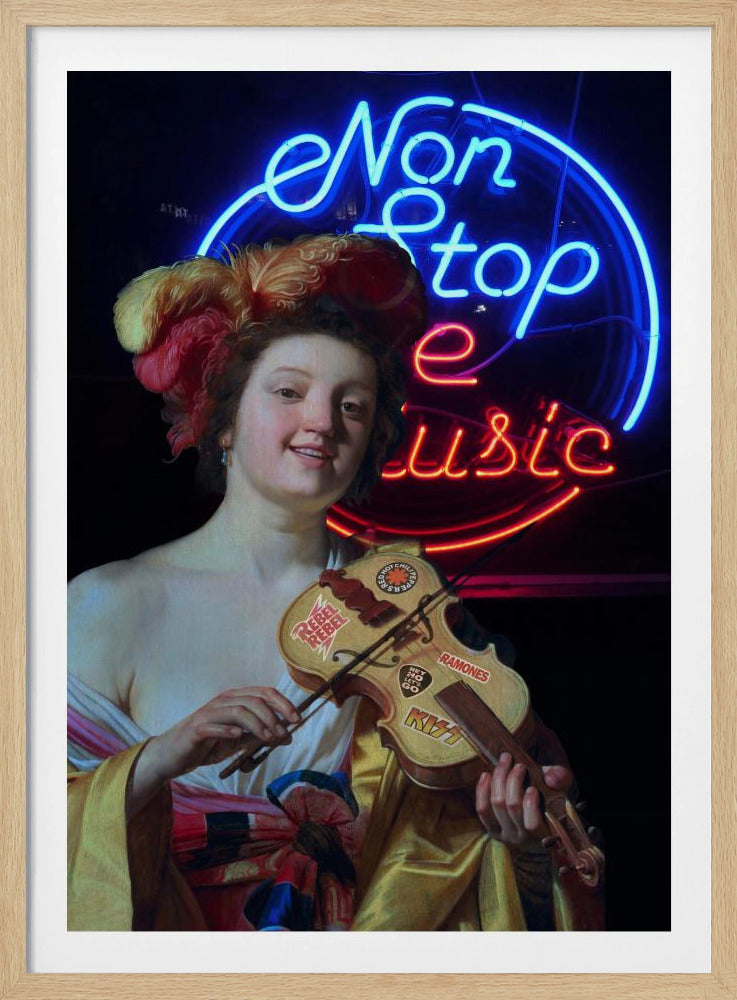 La musique sans arrêt | Posters - Affiche Artistique