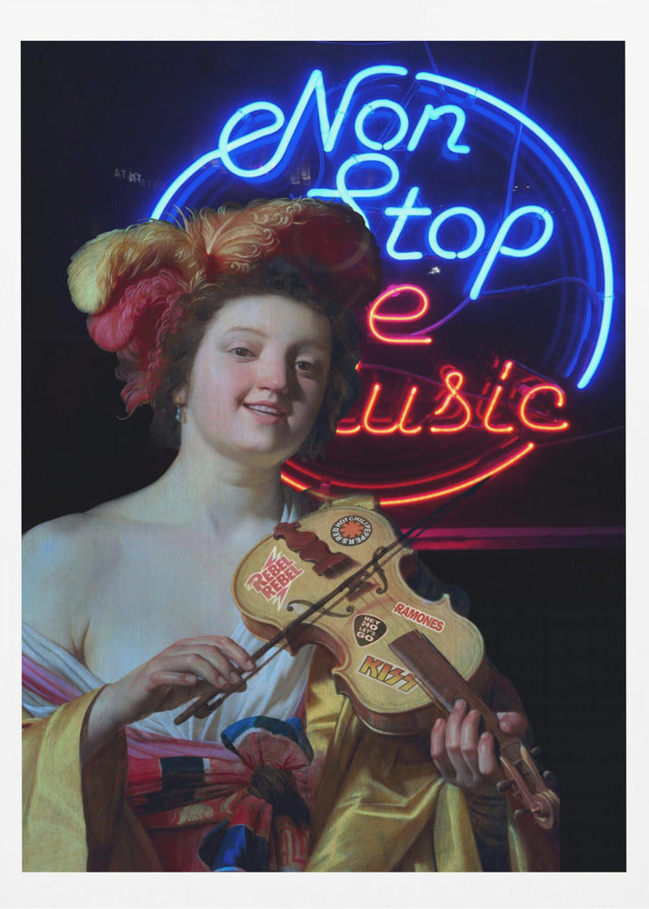La musique sans arrêt | Posters - Affiche Artistique