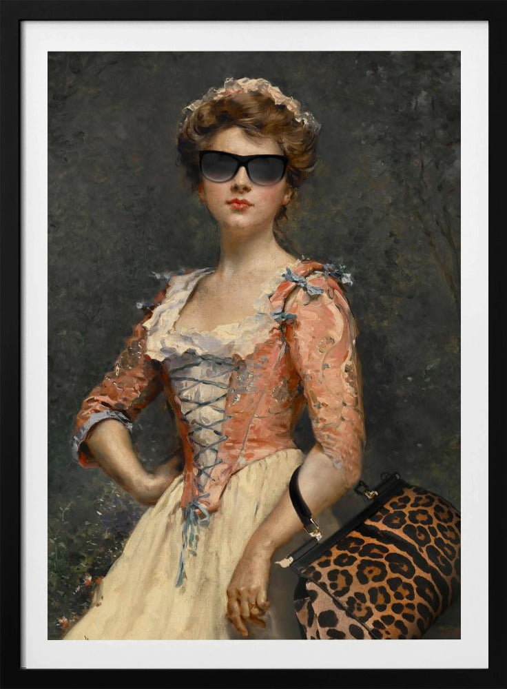 Vintage Chic Flicka | Poster