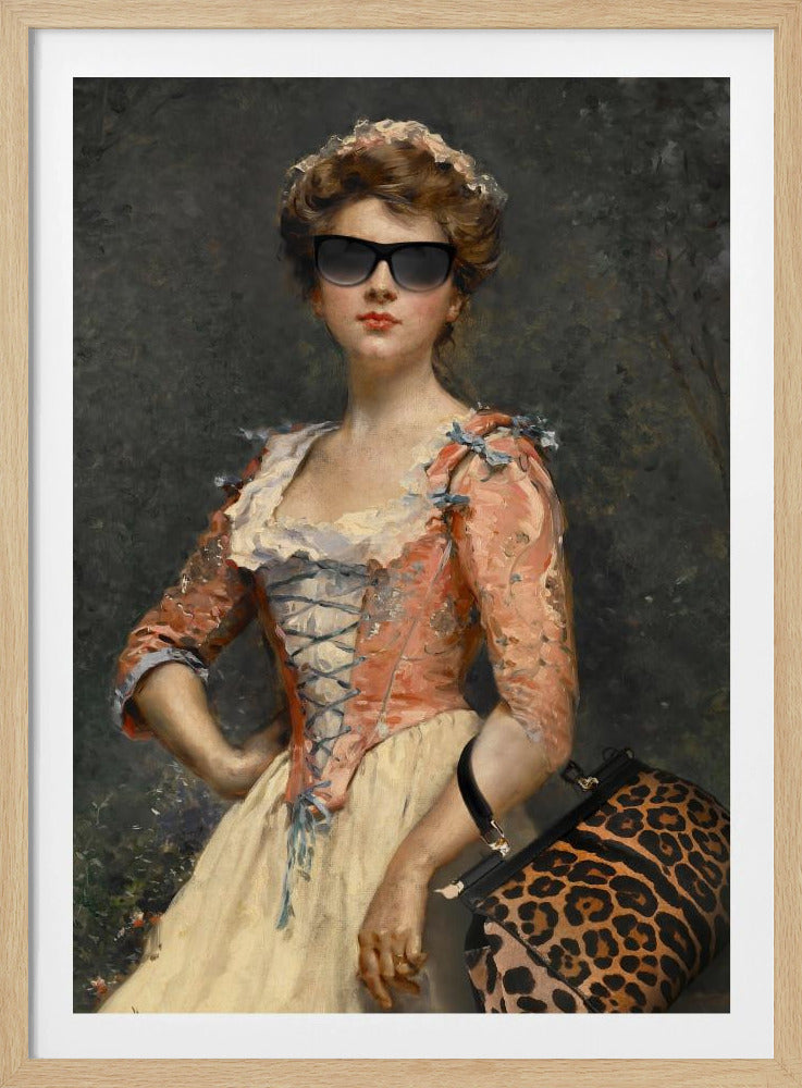 Vintage Chic Flicka | Poster