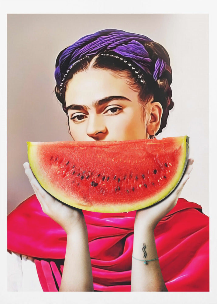 Vattenmelon Frida | Poster