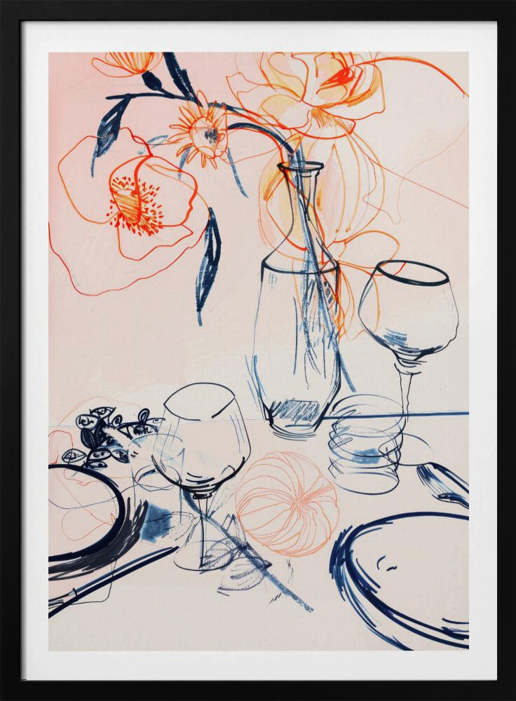 Blommigt stilleben | Poster