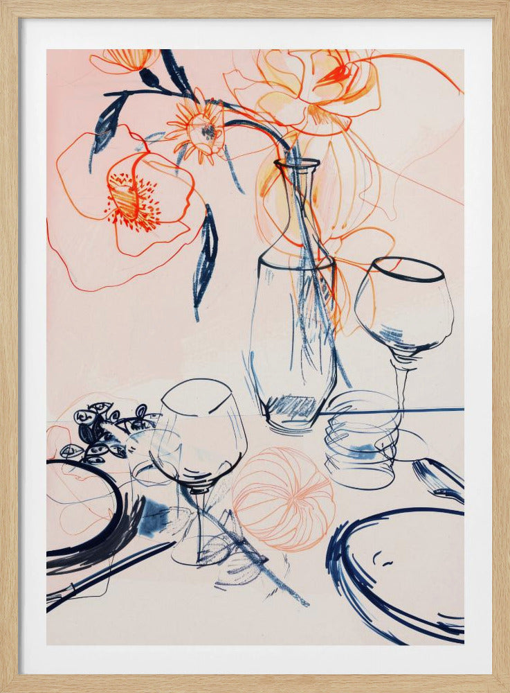 Blommigt stilleben | Poster