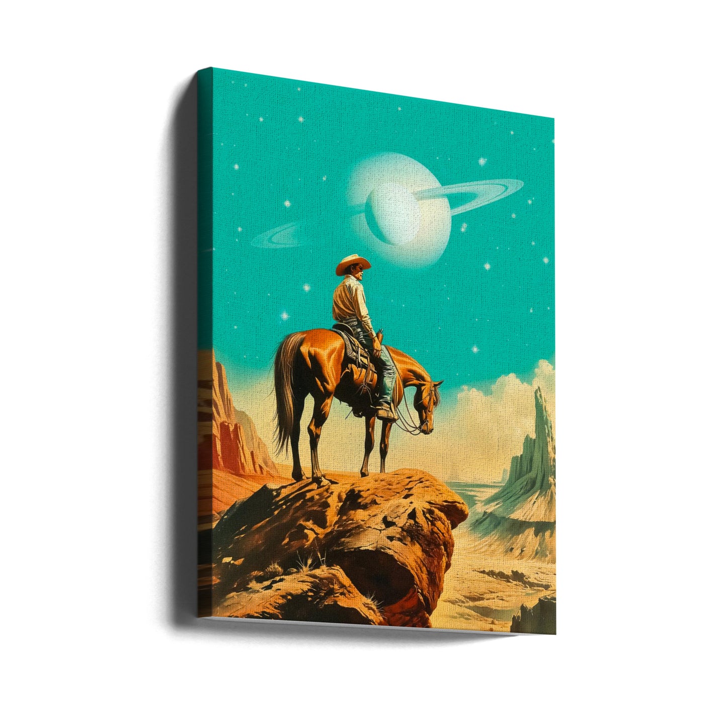A Western Astronaut | Canvas