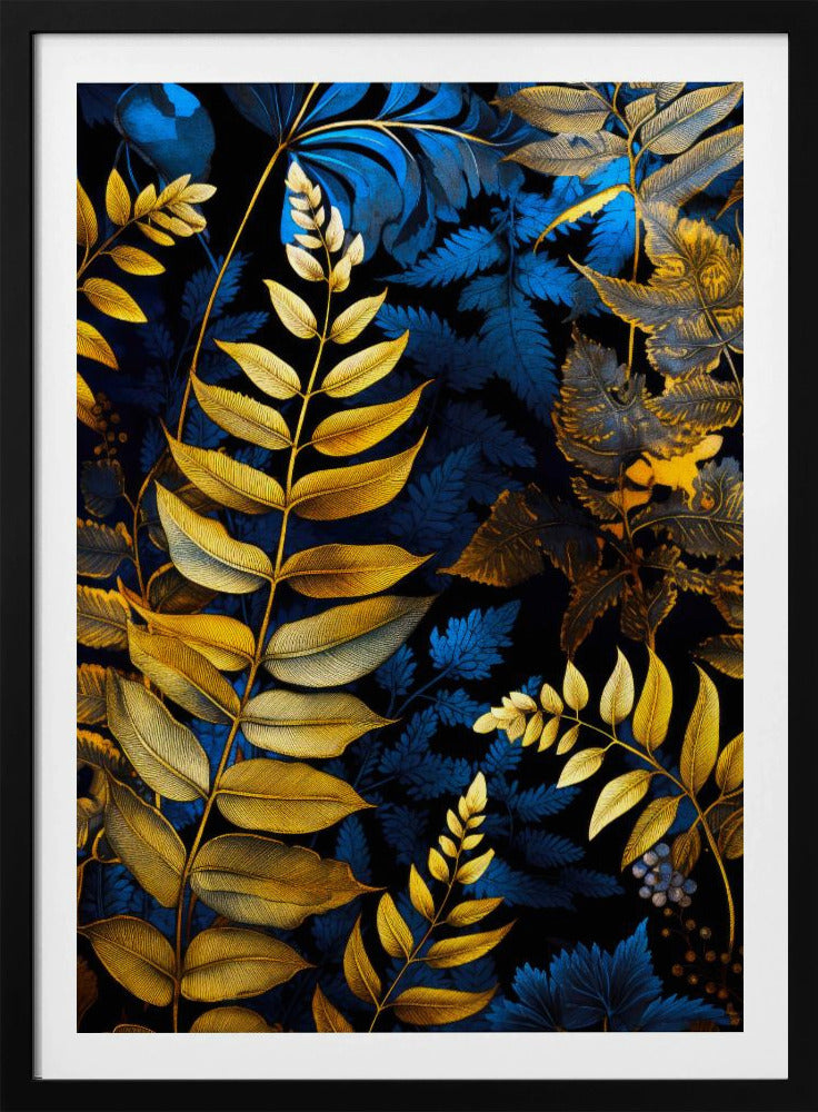 Vibrant Garden and ferns 1 | Poster