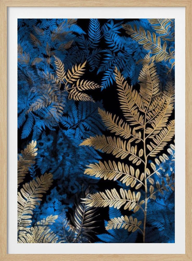 Vibrant Garden and ferns 2 | Poster