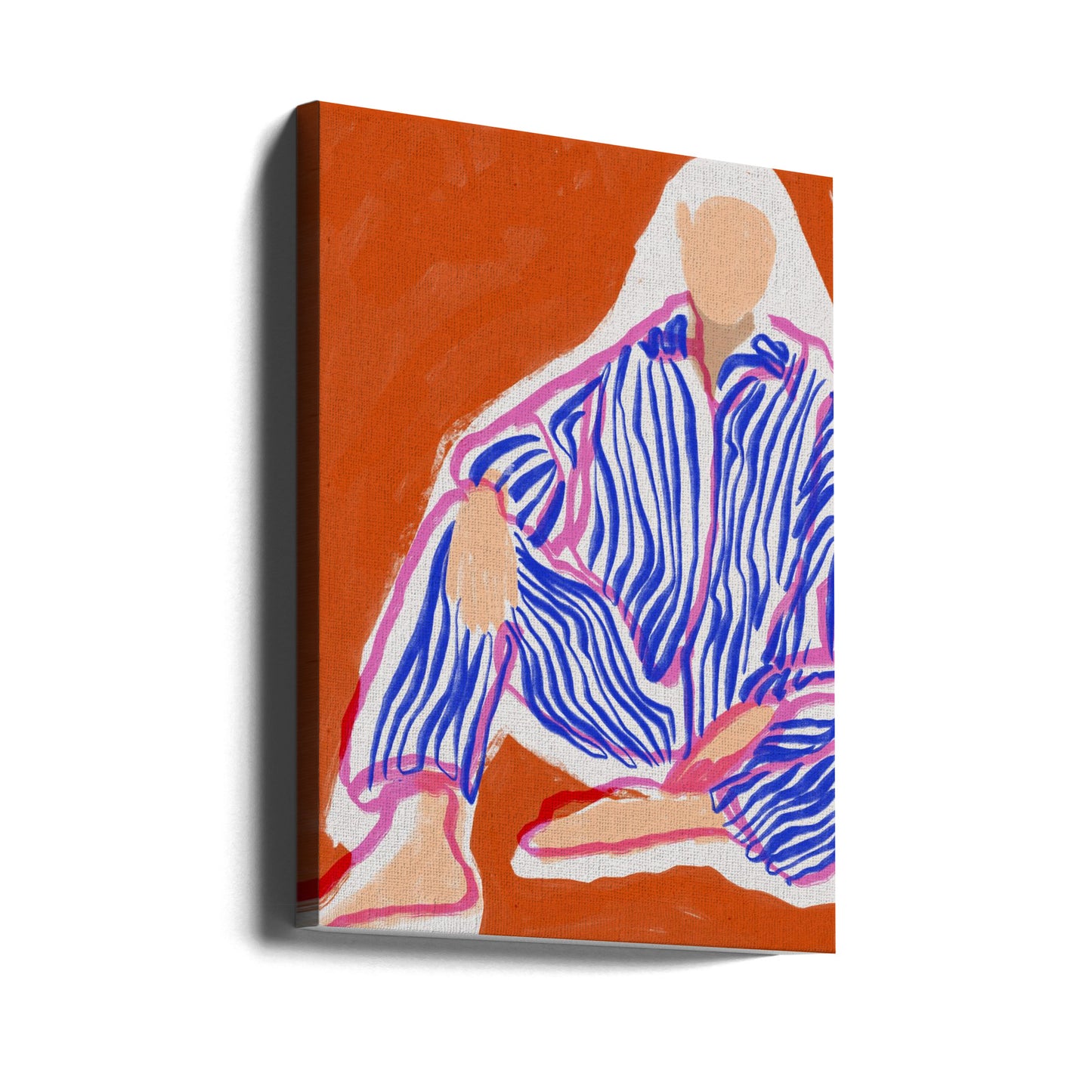 Striped Serenity | Canvas