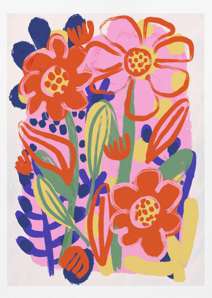 Sommarblommor nr 2 | Poster