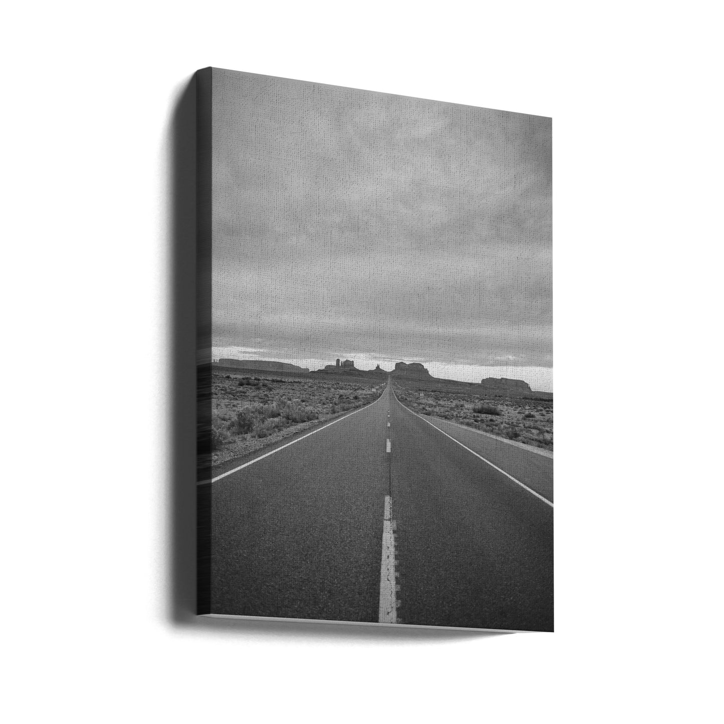 Monochrome Monument Valley II | Canvas