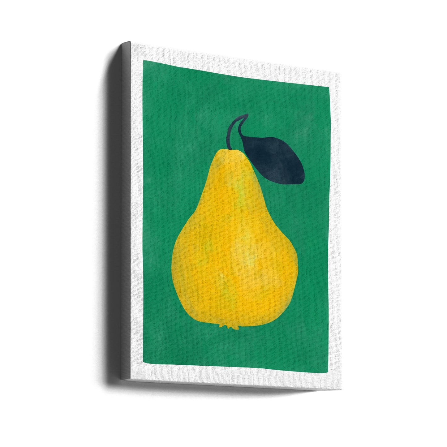 Minimalistiskt gult päron | Canvas
