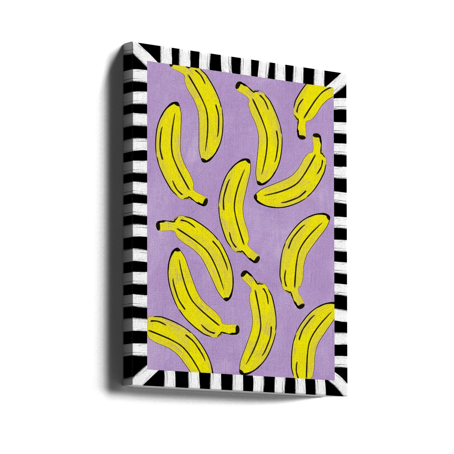 Gula bananer abstrakt | Canvastavla