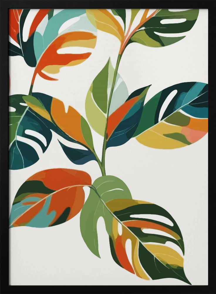 Botanisk hyllning till färg | Poster