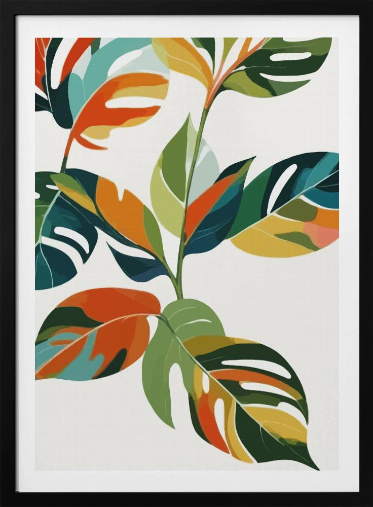 Botanisk hyllning till färg | Poster