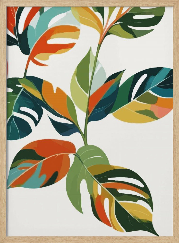 Botanisk hyllning till färg | Poster