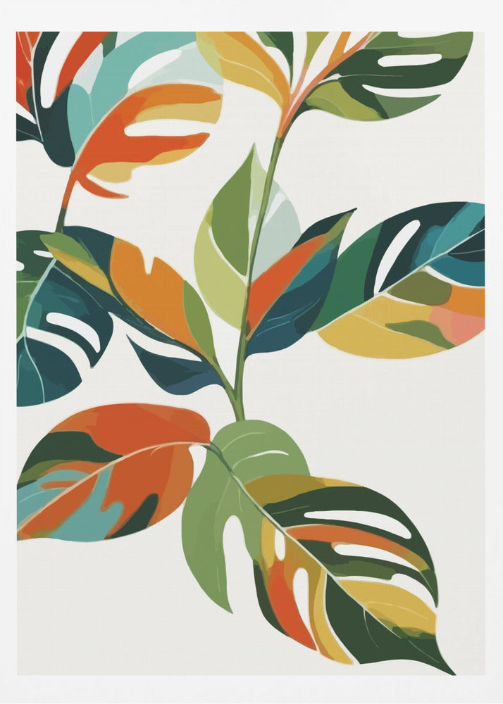 Botanisk hyllning till färg | Poster